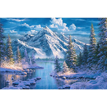 Load image into Gallery viewer, Diamond Painting - Full Square - Snow mountain (50*70CM)