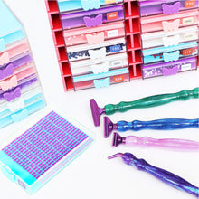 Load image into Gallery viewer, 12 Grids Diamond Painting Accessories Kits with Diamond Box for Small Size Trays