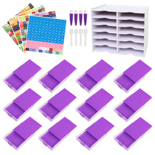 Load image into Gallery viewer, 12 Grids Diamond Painting Accessories Kits with Diamond Box for Small Size Trays