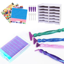 Load image into Gallery viewer, 12 Grids Diamond Painting Accessories Kits with Diamond Box for Small Size Trays