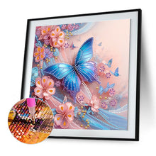 Load image into Gallery viewer, Diamond Painting - Partial Special Shaped - Flying butterfly (30*30CM)