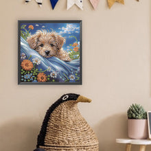 Load image into Gallery viewer, Diamond Painting - Partial Special Shaped - Dog Wheat Field (30*30CM)
