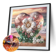 Load image into Gallery viewer, Diamond Painting - Partial Special Shaped - Jewelry Heart (30*30CM)