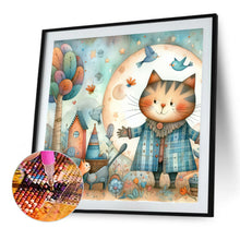 Load image into Gallery viewer, AB Diamond Painting - Full Round - Fairytale Kitten (40*40CM)