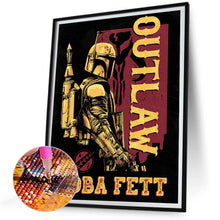 Load image into Gallery viewer, Diamond Painting - Full Round - Outlaw Boba Fett (30*40CM)
