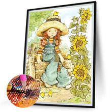 Load image into Gallery viewer, Diamond Painting - Full Round - Sunflower Girl (30*40CM)