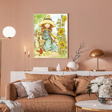 Load image into Gallery viewer, Diamond Painting - Full Round - Sunflower Girl (30*40CM)