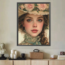 Load image into Gallery viewer, Diamond Painting - Full Round - Spring Victorian Girl (40*50CM)