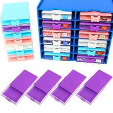 Load image into Gallery viewer, 4Pcs Diamond Painting Tray 5D DIY Drills Plate with Lid Diamond Organizer Drawer