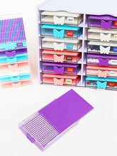 Load image into Gallery viewer, 4Pcs Diamond Painting Tray 5D DIY Drills Plate with Lid Diamond Organizer Drawer