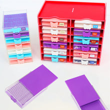 Load image into Gallery viewer, 4Pcs Diamond Painting Tray 5D DIY Drills Plate with Lid Diamond Organizer Drawer