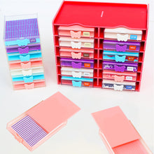 Load image into Gallery viewer, 4Pcs Diamond Painting Tray 5D DIY Drills Plate with Lid Diamond Organizer Drawer