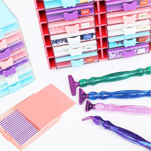 Load image into Gallery viewer, 4Pcs Diamond Painting Tray 5D DIY Drills Plate with Lid Diamond Organizer Drawer