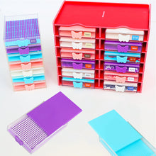 Load image into Gallery viewer, 4Pcs Diamond Painting Tray 5D DIY Drills Plate with Lid Diamond Organizer Drawer