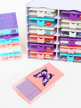 Load image into Gallery viewer, 4Pcs Diamond Painting Tray 5D DIY Drills Plate with Lid Diamond Organizer Drawer