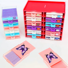 Load image into Gallery viewer, 4Pcs Diamond Painting Tray 5D DIY Drills Plate with Lid Diamond Organizer Drawer