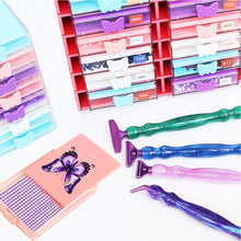 Load image into Gallery viewer, 4Pcs Diamond Painting Tray 5D DIY Drills Plate with Lid Diamond Organizer Drawer