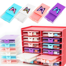 Load image into Gallery viewer, 4Pcs Diamond Painting Tray 5D DIY Drills Plate with Lid Diamond Organizer Drawer