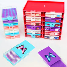 Load image into Gallery viewer, 4Pcs Diamond Painting Tray 5D DIY Drills Plate with Lid Diamond Organizer Drawer