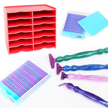 Load image into Gallery viewer, 12/24/48 Grids Diamond Painting Accessories Kits Multifunctional for Kids Adults