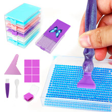 Load image into Gallery viewer, Diamond Painting Tray Diamond Organizer Drawer with Lid Diamond Painting Pen