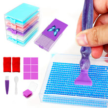 Load image into Gallery viewer, Diamond Painting Tray Diamond Organizer Drawer with Lid Diamond Painting Pen