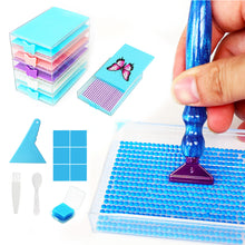 Load image into Gallery viewer, Diamond Painting Tray Diamond Organizer Drawer with Lid Diamond Painting Pen