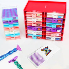 Load image into Gallery viewer, Diamond Painting Tray Diamond Organizer Drawer with Lid Diamond Painting Pen
