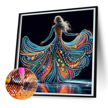 Load image into Gallery viewer, Diamond Painting - Partial Special Shaped - Ballet girl (30*30CM)