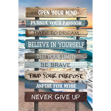 Load image into Gallery viewer, 2pcs Round Diamond Painting Set - English calligraphy and painting (40*60CM)