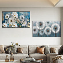 Load image into Gallery viewer, 2pcs Round Diamond Painting Set - Oil painting flowers and plants (70*40CM)