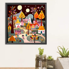 Load image into Gallery viewer, Diamond Painting - Full Round - Colorful house (30*30CM)