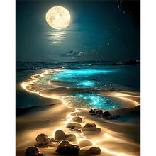 Load image into Gallery viewer, 6pcs Round Diamond Painting Set - Beautiful scenery (30*40CM)