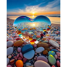 Load image into Gallery viewer, 6pcs Round Diamond Painting Set - Beautiful scenery (30*40CM)