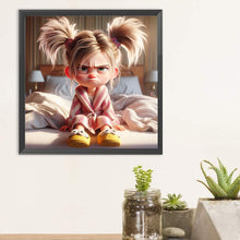 Load image into Gallery viewer, Diamond Painting - Full Round - Angry girl (30*30CM)