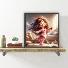 Load image into Gallery viewer, Diamond Painting - Full Round - Happy girl (30*30CM)