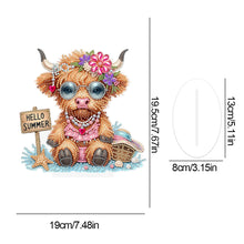 Load image into Gallery viewer, Acrylic Special Shape Seahorse Desktop Diamond Art Kits for Home Office Decor