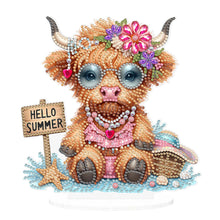 Load image into Gallery viewer, Acrylic Special Shape Seahorse Desktop Diamond Art Kits for Home Office Decor