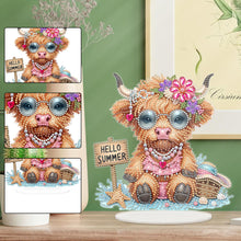 Load image into Gallery viewer, Acrylic Special Shape Seahorse Desktop Diamond Art Kits for Home Office Decor