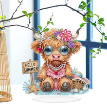 Load image into Gallery viewer, Acrylic Special Shape Seahorse Desktop Diamond Art Kits for Home Office Decor