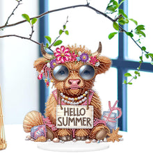 Load image into Gallery viewer, Acrylic Special Shape Seahorse Desktop Diamond Art Kits for Home Office Decor