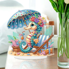 Load image into Gallery viewer, Acrylic Special Shape Seahorse Desktop Diamond Art Kits for Home Office Decor
