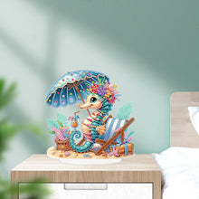 Load image into Gallery viewer, Acrylic Special Shape Seahorse Desktop Diamond Art Kits for Home Office Decor