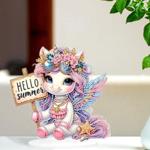 Load image into Gallery viewer, Acrylic Special Shape Seahorse Desktop Diamond Art Kits for Home Office Decor