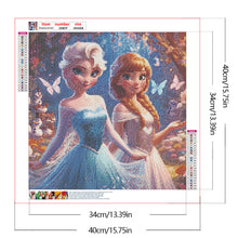 Load image into Gallery viewer, Diamond Painting - Full Round - Disney princess (40*40CM)