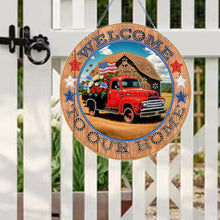 Load image into Gallery viewer, US Flag Diamond Painting Art Pendant Suncatcher Diamond Drawing Hanging Ornament