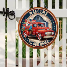 Load image into Gallery viewer, US Flag Diamond Painting Art Pendant Suncatcher Diamond Drawing Hanging Ornament