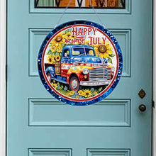 Load image into Gallery viewer, US Flag Diamond Painting Art Pendant Suncatcher Diamond Drawing Hanging Ornament