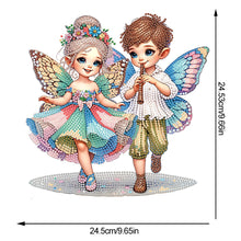 Load image into Gallery viewer, Acrylic Fairy Boy Girl Table Top 5D Diamond Painting Ornament Kits for Beginner