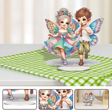 Load image into Gallery viewer, Acrylic Fairy Boy Girl Table Top 5D Diamond Painting Ornament Kits for Beginner